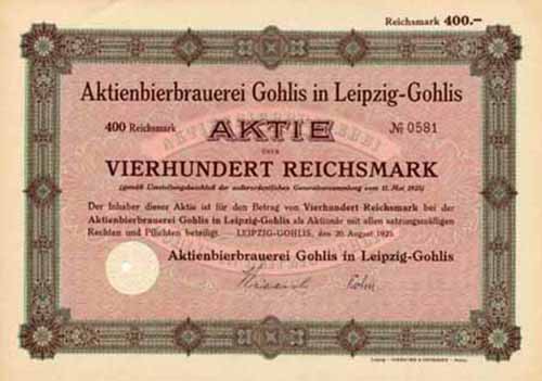 Aktienbierbrauerei Gohlis in Leipzig-Gohlis