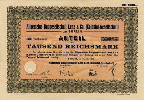 Allgemeine Baugesellschaft Lenz & Co.