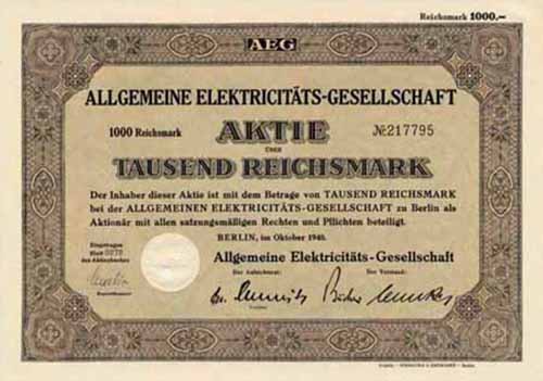 Allgemeine Elektricitts-Gesellschaft