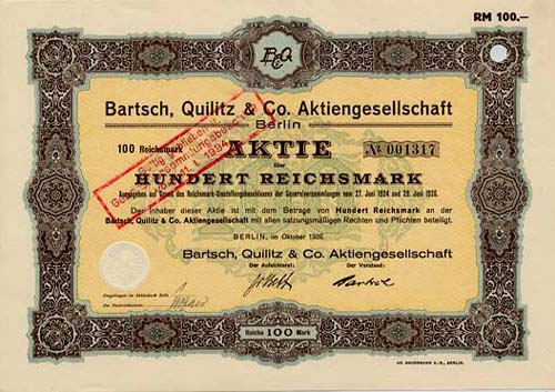 Bartsch, Quilitz & Co.