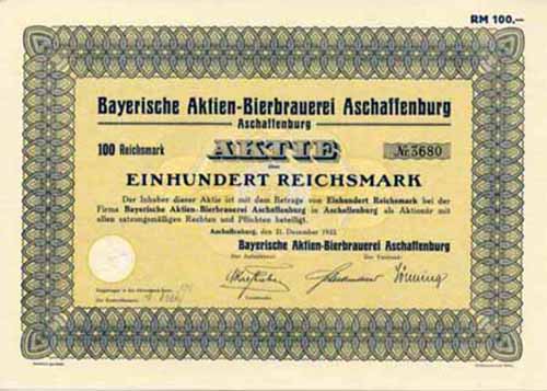 Bayerische Aktien-Bierbrauerei Aschaffenburg