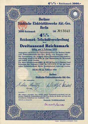 Berliner Stdtische Elektrizittswerke