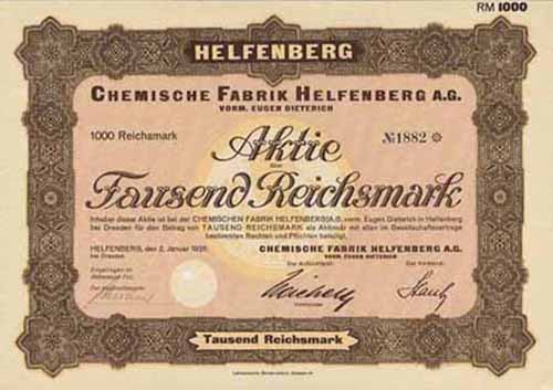 Chemische Fabrik Helfenberg vorm. Eugen Dieterich