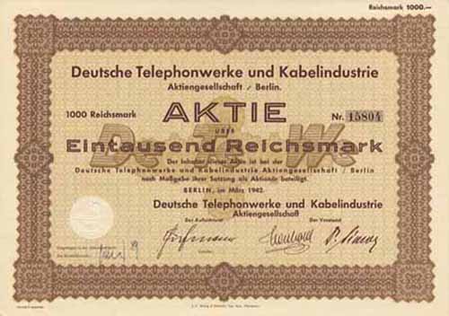 Deutsche Telephonwerke und Kabelindustrie