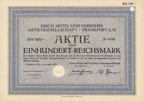 Disch Hotel und Verkehrs AG