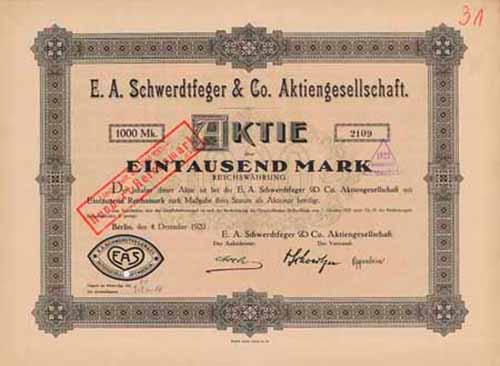 E. A. Schwerdtfeger & Co.