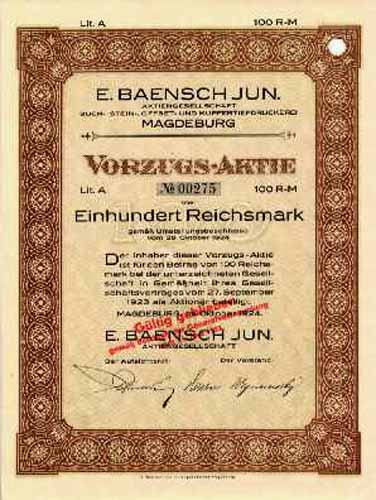 E. Baensch jun.