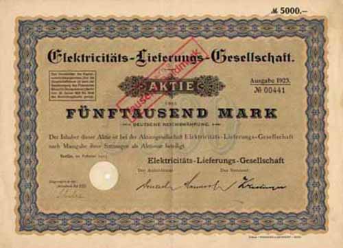 Elektricitäts-Lieferungs-Gesellschaft