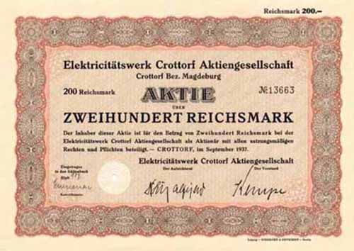 Elektricittswerk Crottorf
