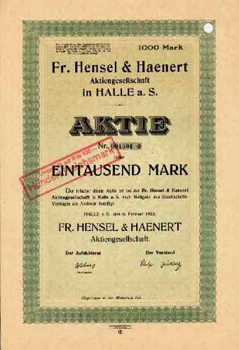 Fr. Hensel & Haenert