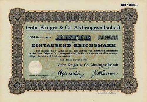 Gebr. Krger & Co.