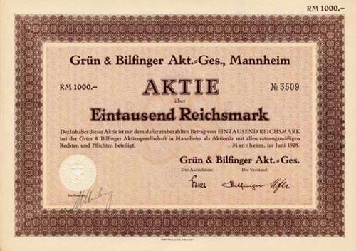 Grn & Bilfinger