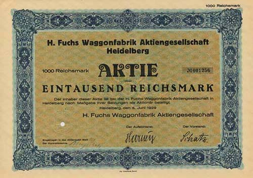 H. Fuchs Waggonfabrik