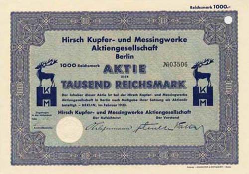 Hirsch Kupfer- und Messingwerke