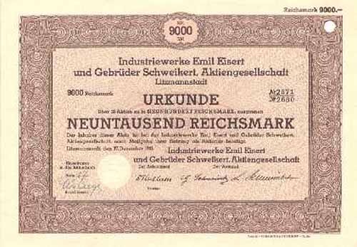 Industriewerke Emil Eisert und Gebrüder Schweikert