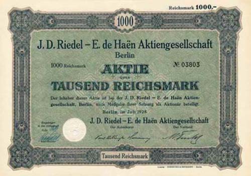 J. D. Riedel - E. de Haen