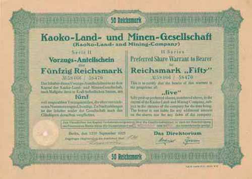 Kaoko-Land- und Minen-Gesellschaft