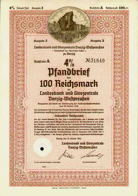 Landesbank und Girozentrale Danzig-Westpreußen
