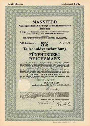 Mansfeld AG für Bergbau und Hüttenbetrieb