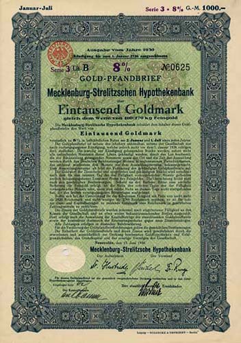 Mecklenburg-Strelitzsche Hypothekenbank