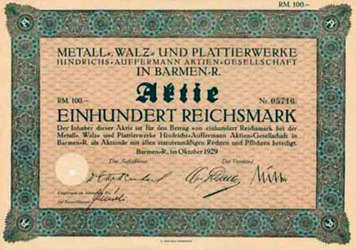 Metall-, Walz- und Plattierwerke Hindrichs-Auffermann