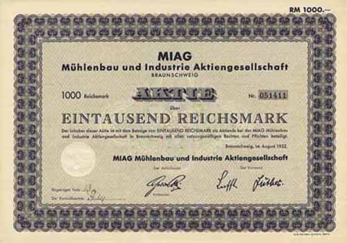 MIAG Mhlenbau und Industrie