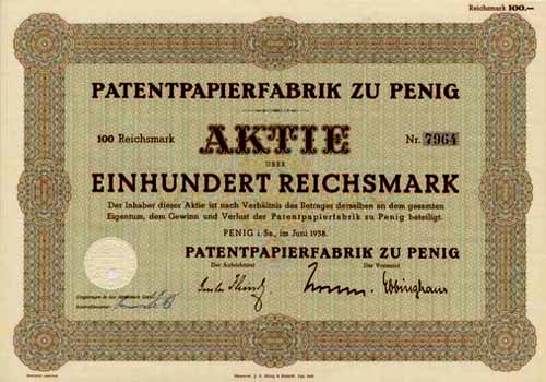 Patentpapierfabrik zu Penig