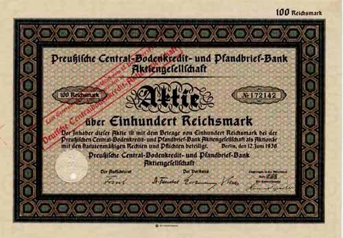 Preussische Central-Bodenkredit- und Pfandbrief-Bank