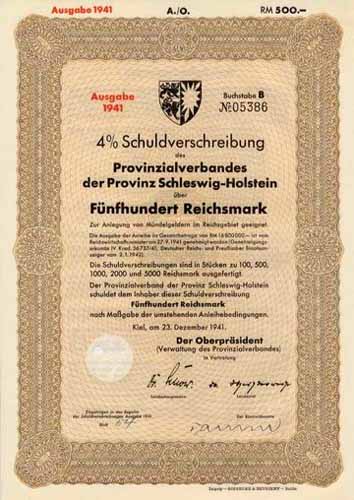 Provinzialverband der Provinz Schleswig-Holstein