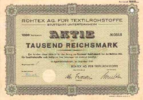 Rohtex AG fr Textilrohstoffe