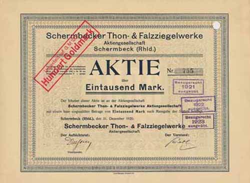 Schermbecker Thon- & Falzziegelwerke