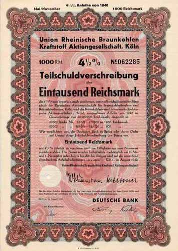 Union Rheinische Braunkohlen Kraftstoff