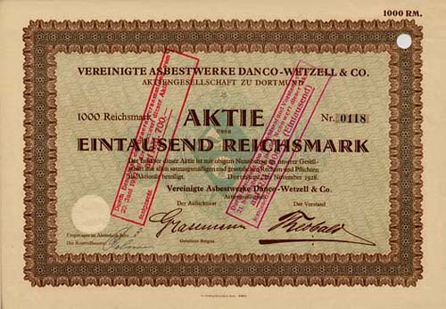 Vereinigte Asbestwerke Danco-Wetzell & Co.