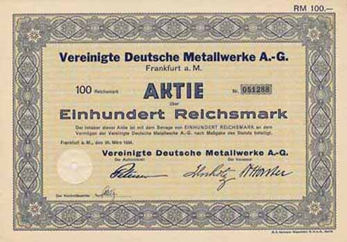 Vereinigte Deutsche Metallwerke