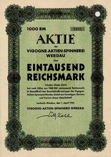 Vigogne-Aktien-Spinnerei Werdau
