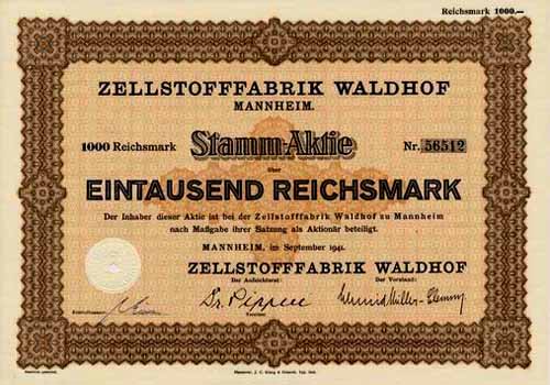 Zellstofffabrik Waldhof