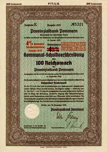 Provinzialbank Pommern