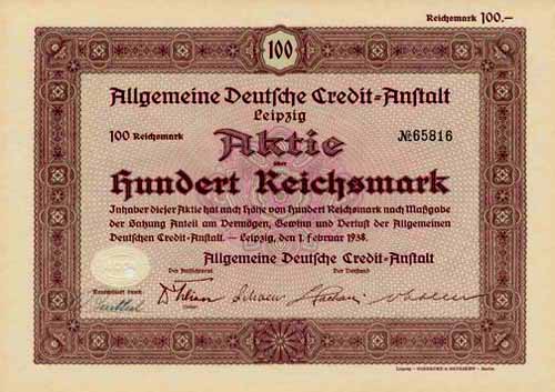 Allgemeine Deutsche Credit-Anstalt