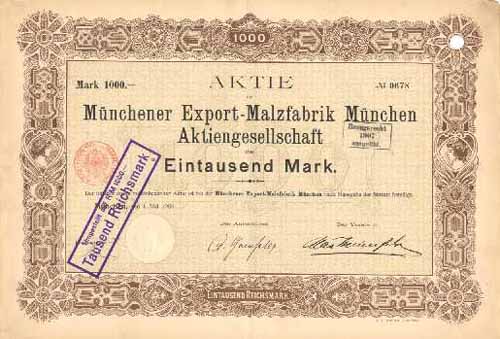 Mnchener Export-Malzfabrik
