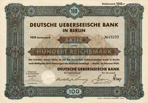 Deutsche berseeische Bank