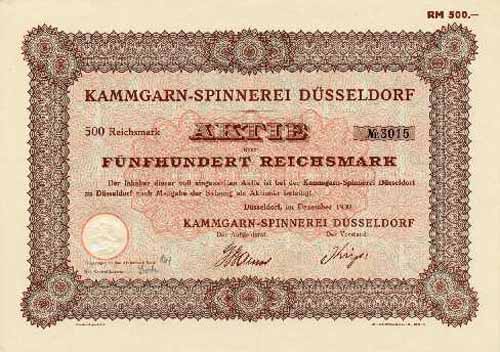 Kammgarn-Spinnerei Düsseldorf
