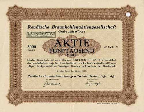 Reußische Braunkohlen-AG Grube 