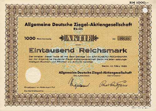 Allgemeine Deutsche Ziegel-AG