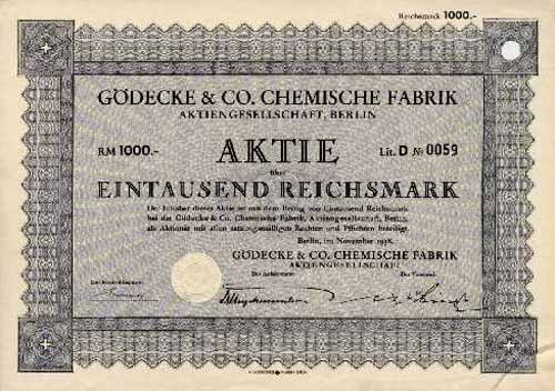 Gdecke & Co. Chemische Fabrik