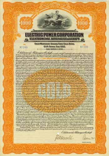 Elektrowerke (Electric Power Corporation)