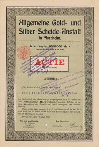 Allgemeine Gold- und Silber-Scheide-Anstalt