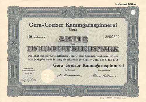 Gera-Greizer Kammgarnspinnerei