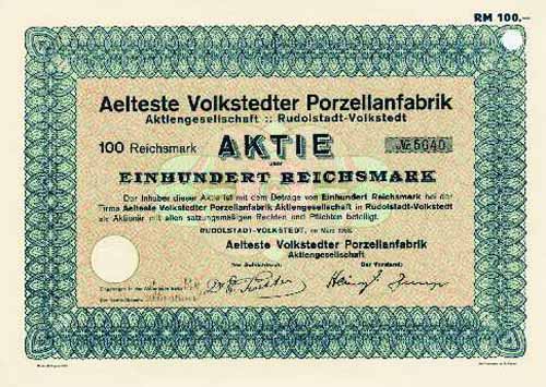 Aelteste Volkstedter Porzellanfabrik