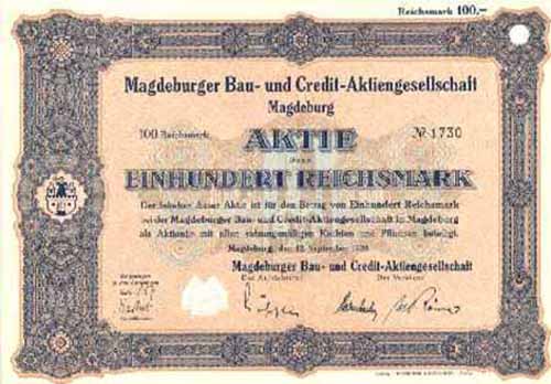 Magdeburger Bau- und Credit-Bank