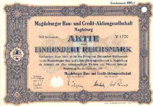 Magdeburger Bau- und Credit-Bank